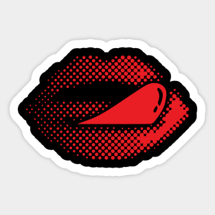 Red Lips Sticker